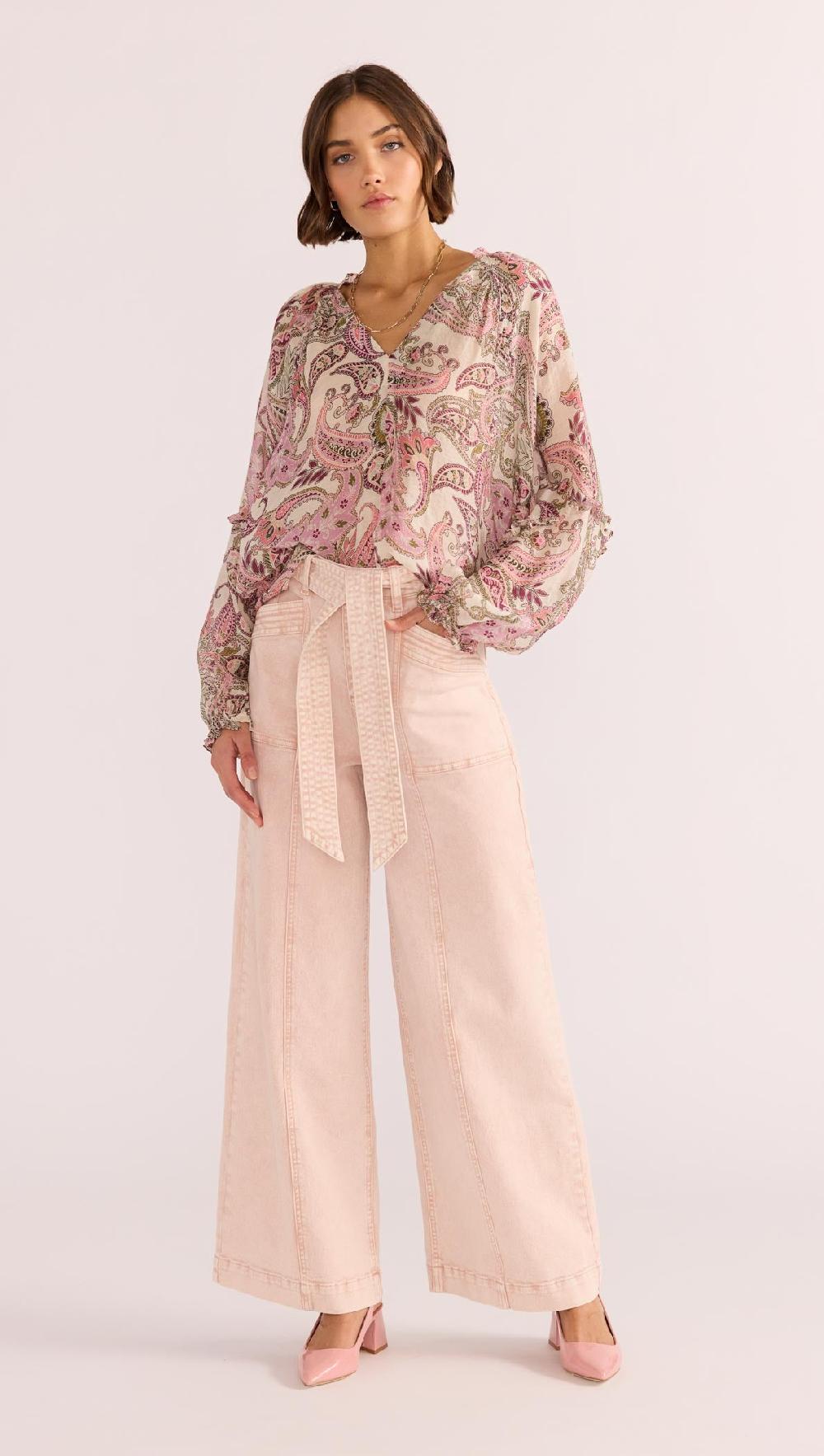 Minkpink Cadence Long Sleeve Blouse