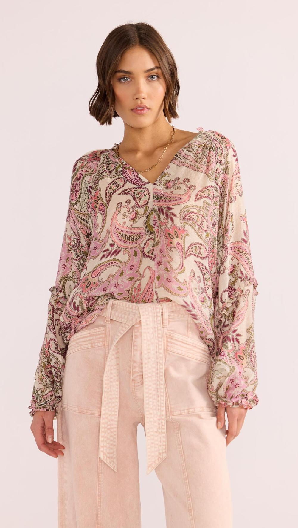 minkpink Cadence Long Sleeve Blouse