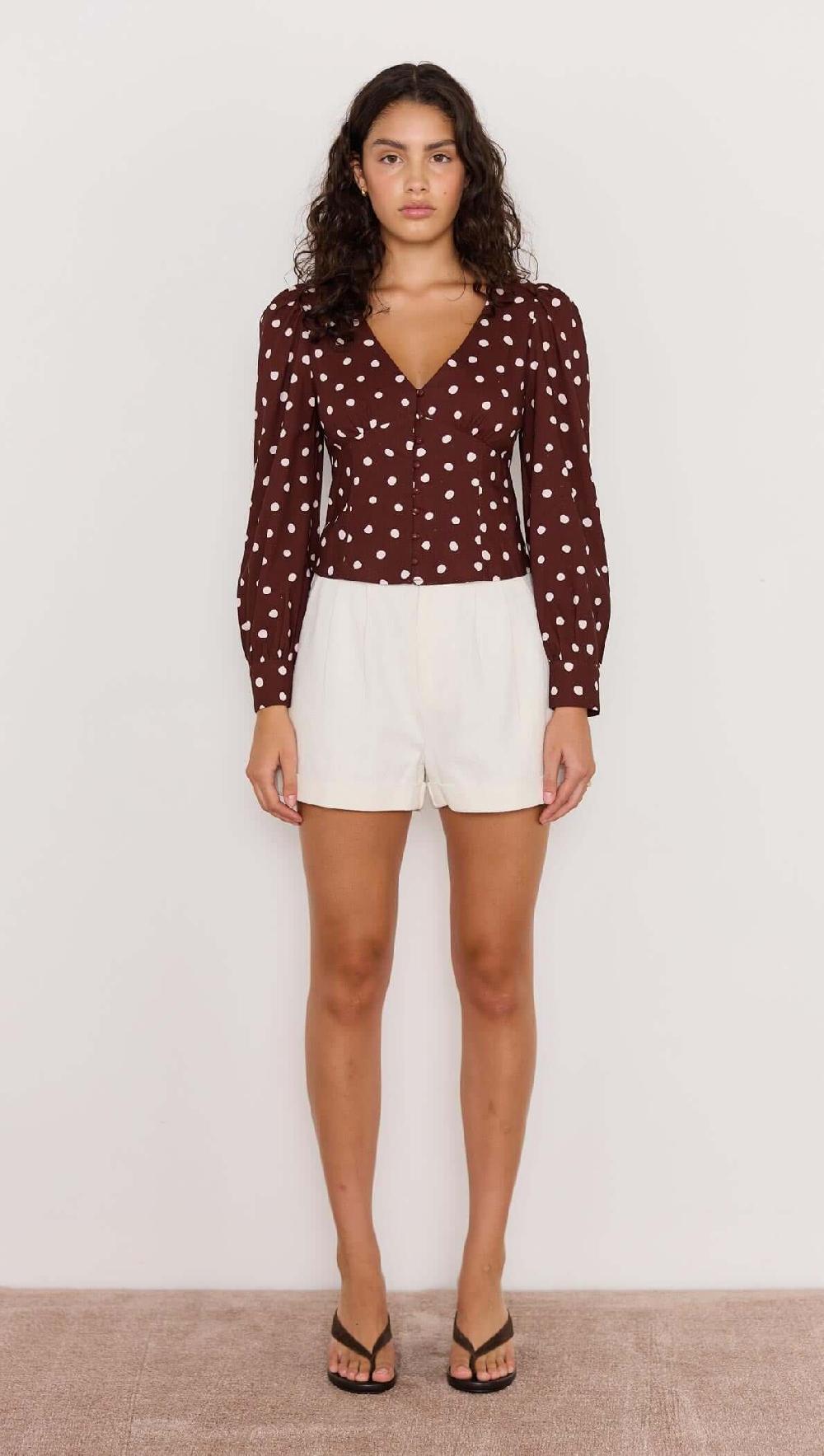 Minkpink Cedar Spot Corset Blouse