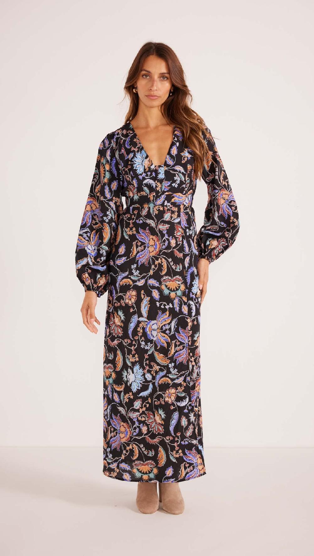 Minkpink Celeste Long Sleeve Midi Dress - Final Sale