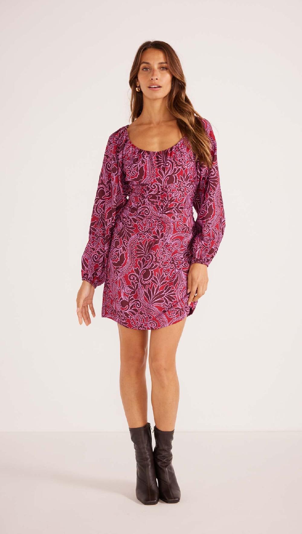 Minkpink Chiara Ruched Mini Dress - Final Sale