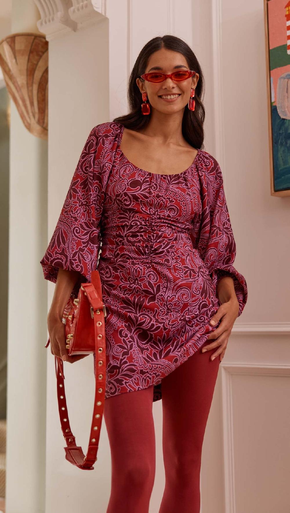 minkpink Chiara Ruched Mini Dress - Final Sale