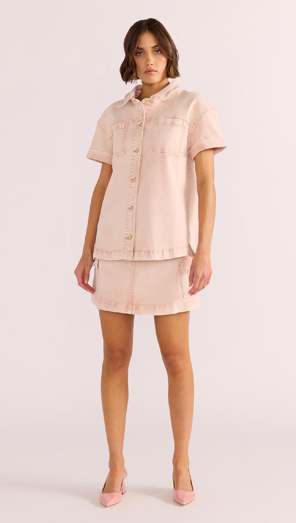 Minkpink Dahlia Denim Shirt