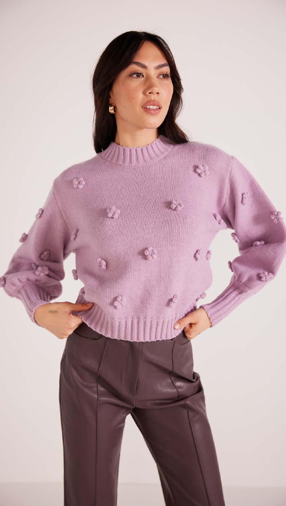 Minkpink Daisy 3D Flower Knit Sweater - Final Sale
