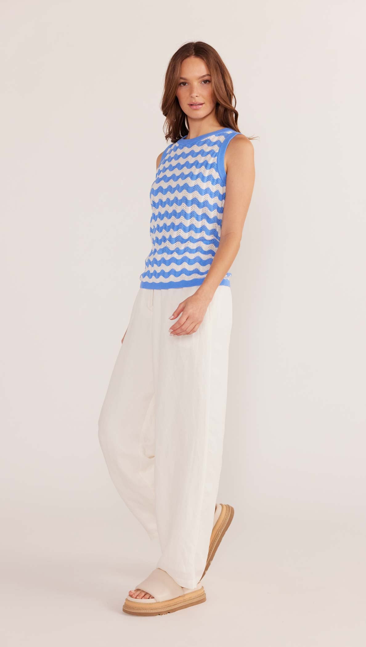 Minkpink Dina Stripe Knit Tank - Final Sale