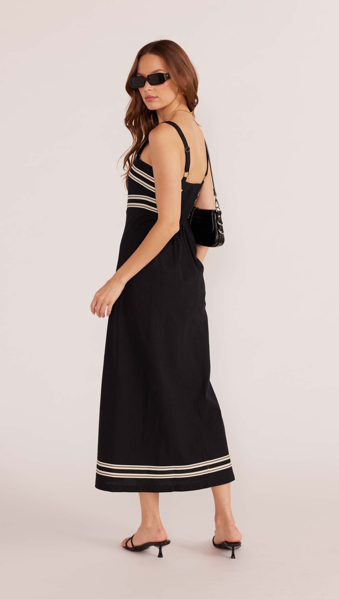 Minkpink Elki Trim Midi Dress - Final Sale