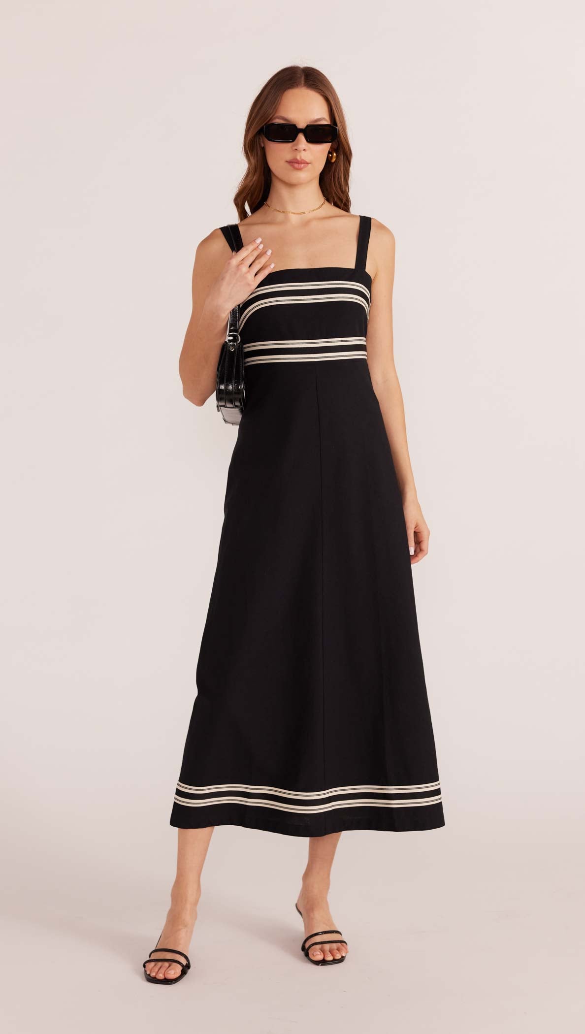 minkpink Elki Trim Midi Dress - Final Sale