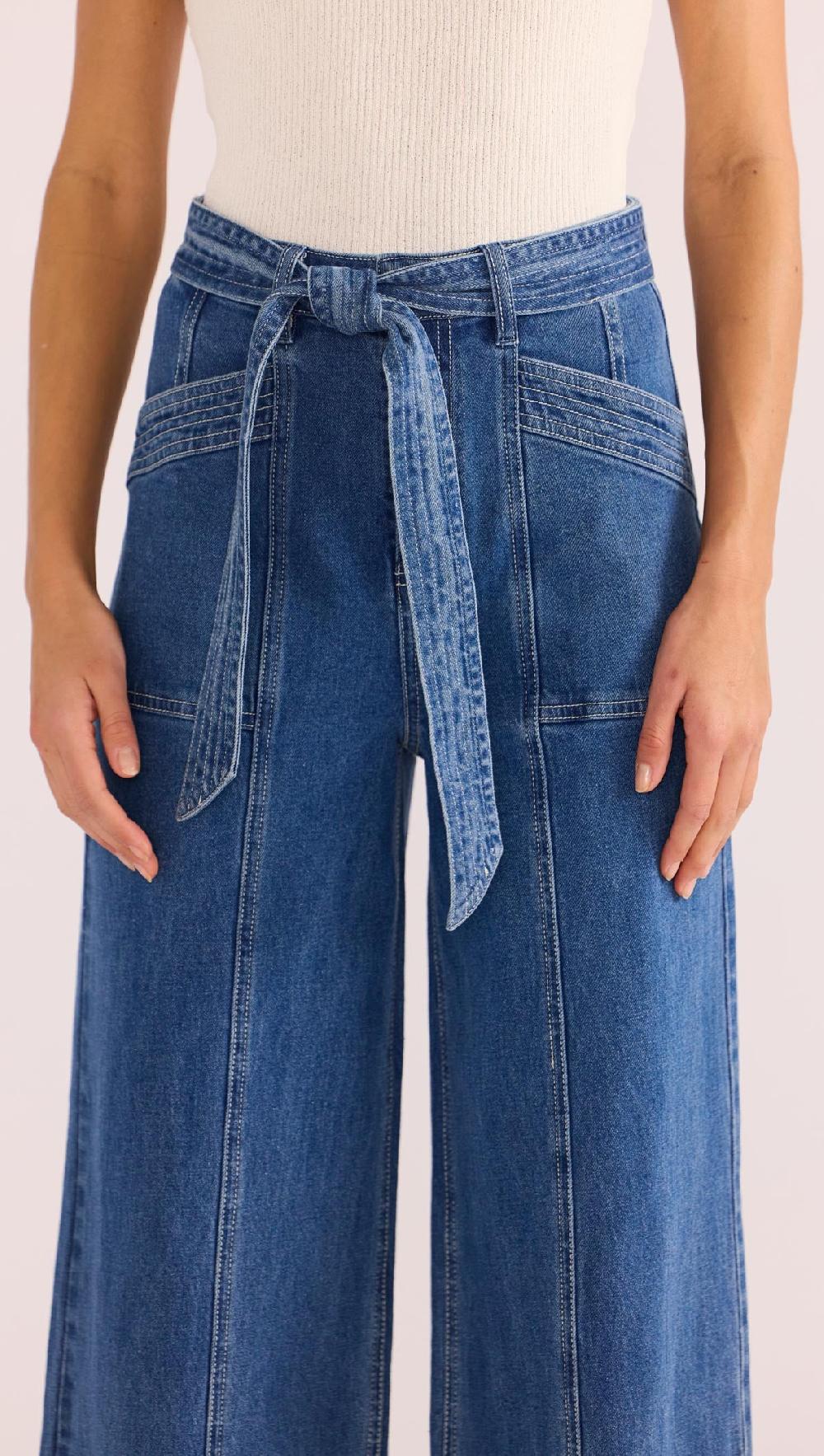 Minkpink Ellis Denim Panel Jean