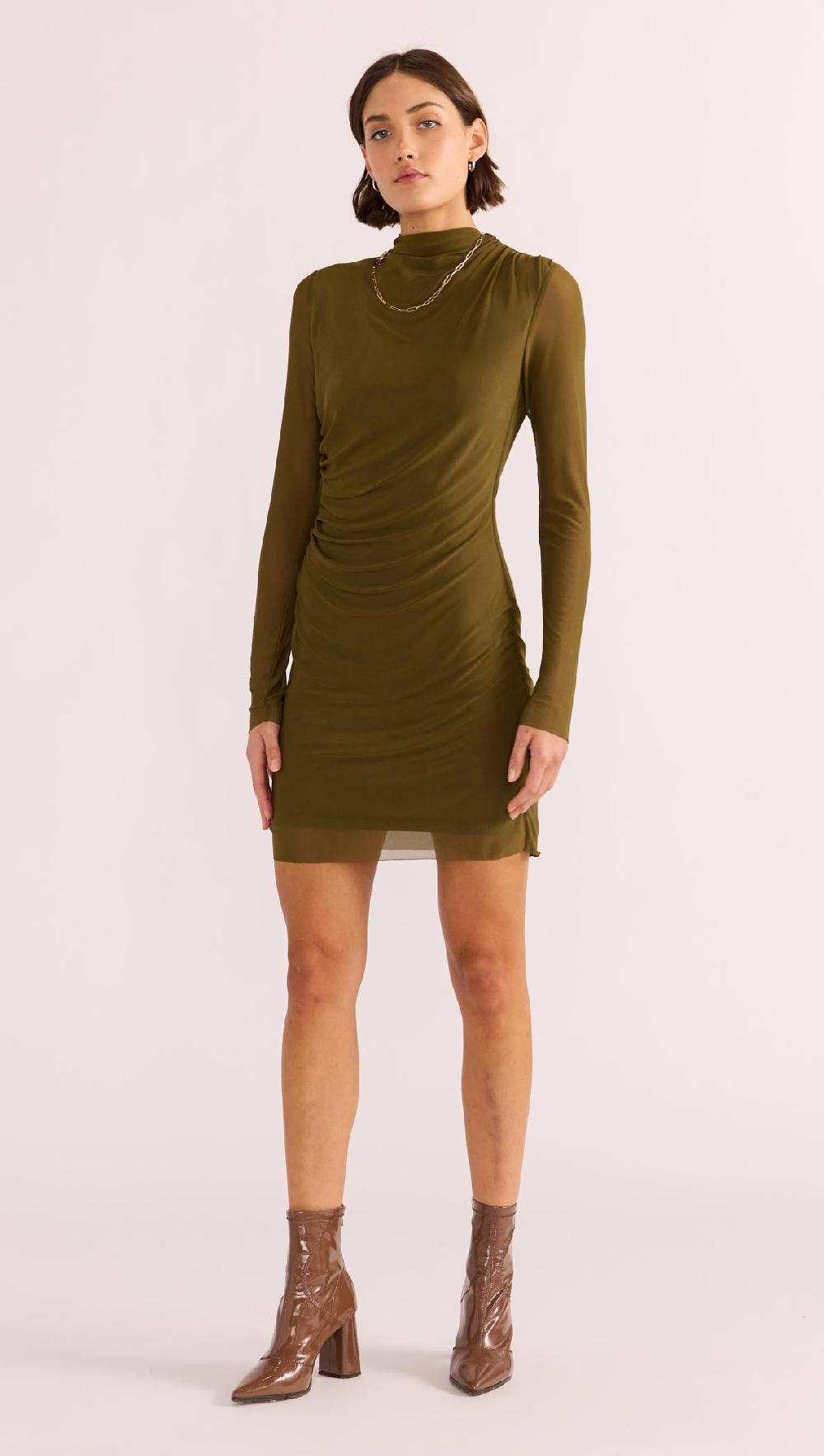 Minkpink Elodie Mesh Mini Dress