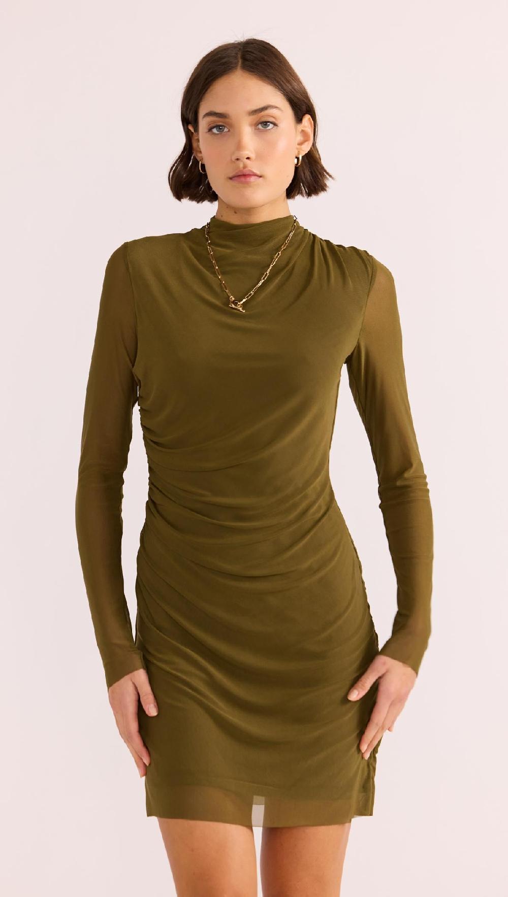 minkpink Elodie Mesh Mini Dress