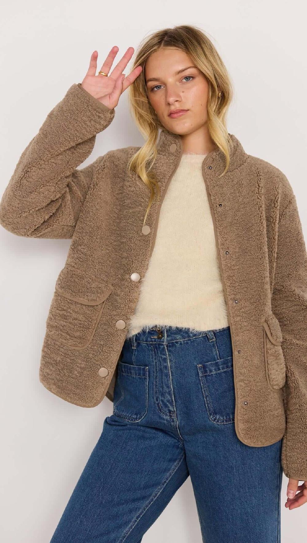 Minkpink Emma Sherpa Jacket