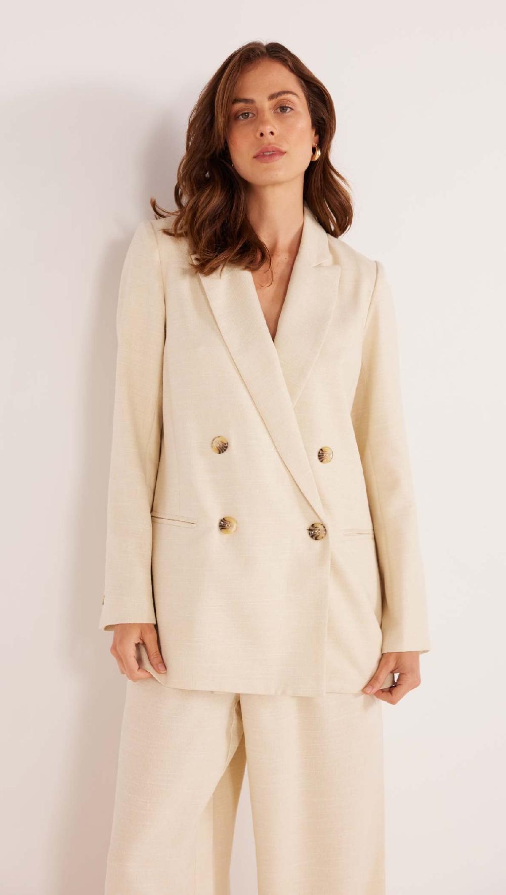 Minkpink Everly Double Breasted Blazer - Final Sale