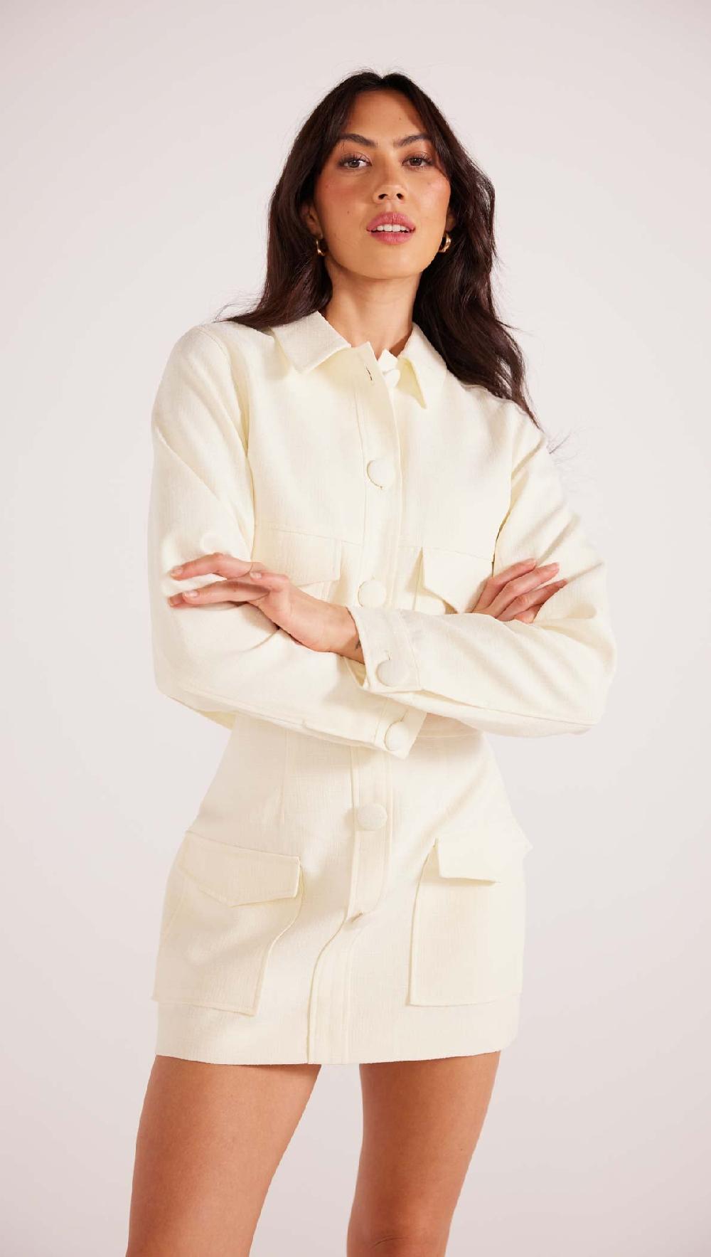 Minkpink Ezra Cropped Jacket - Final Sale