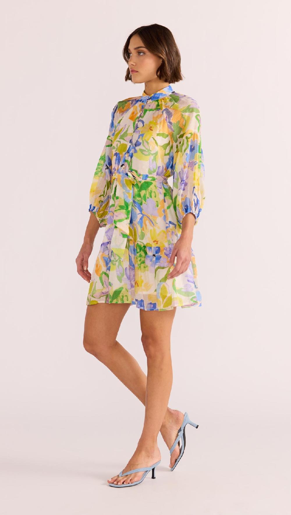 Minkpink Fable Blouson Mini Dress