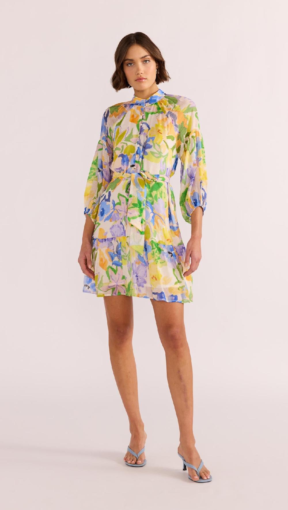 minkpink Fable Blouson Mini Dress