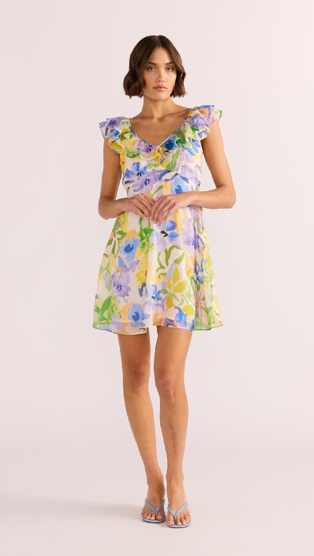 Minkpink Fable Frill Mini Dress