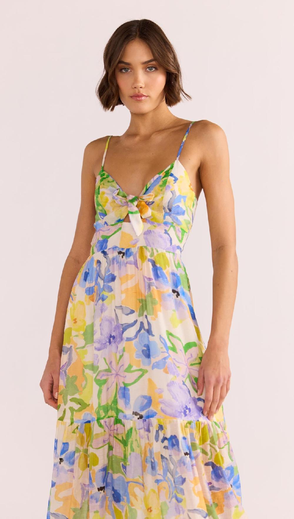 Minkpink Fable Tie Midi Dress