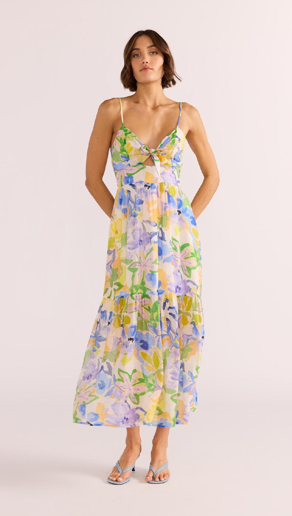 Minkpink Fable Tie Midi Dress