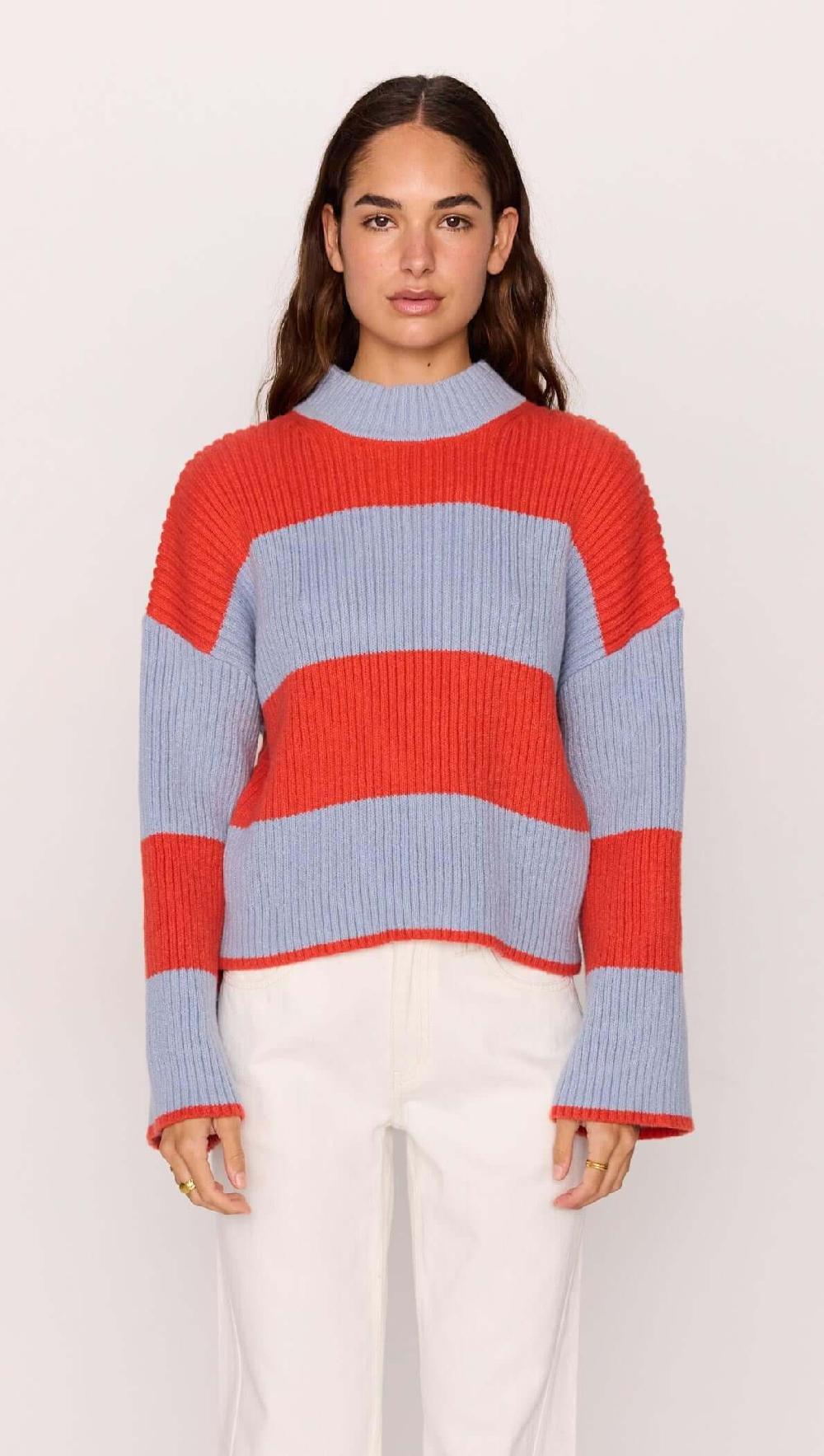 Minkpink Freja Stripe Chunky Knit Jumper