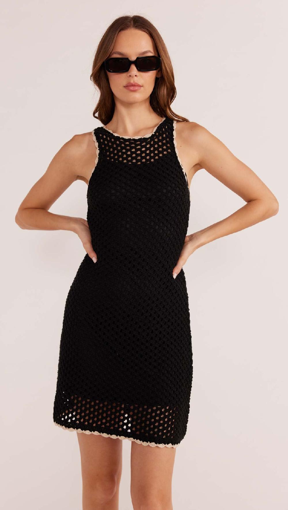 minkpink Gayla Crochet Mini Dress - Final Sale