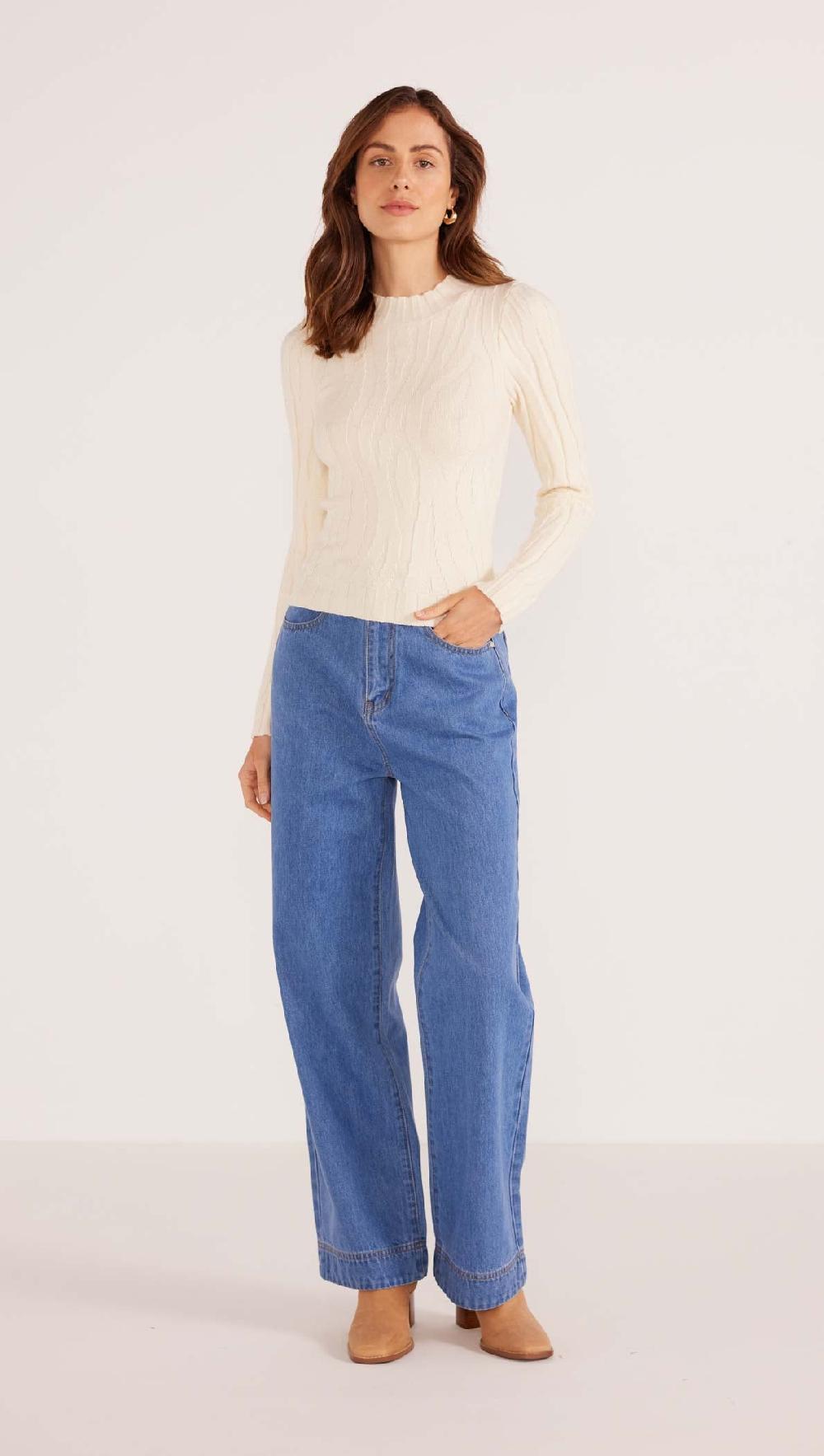 Minkpink Hazel Textured Knit Top - Final Sale