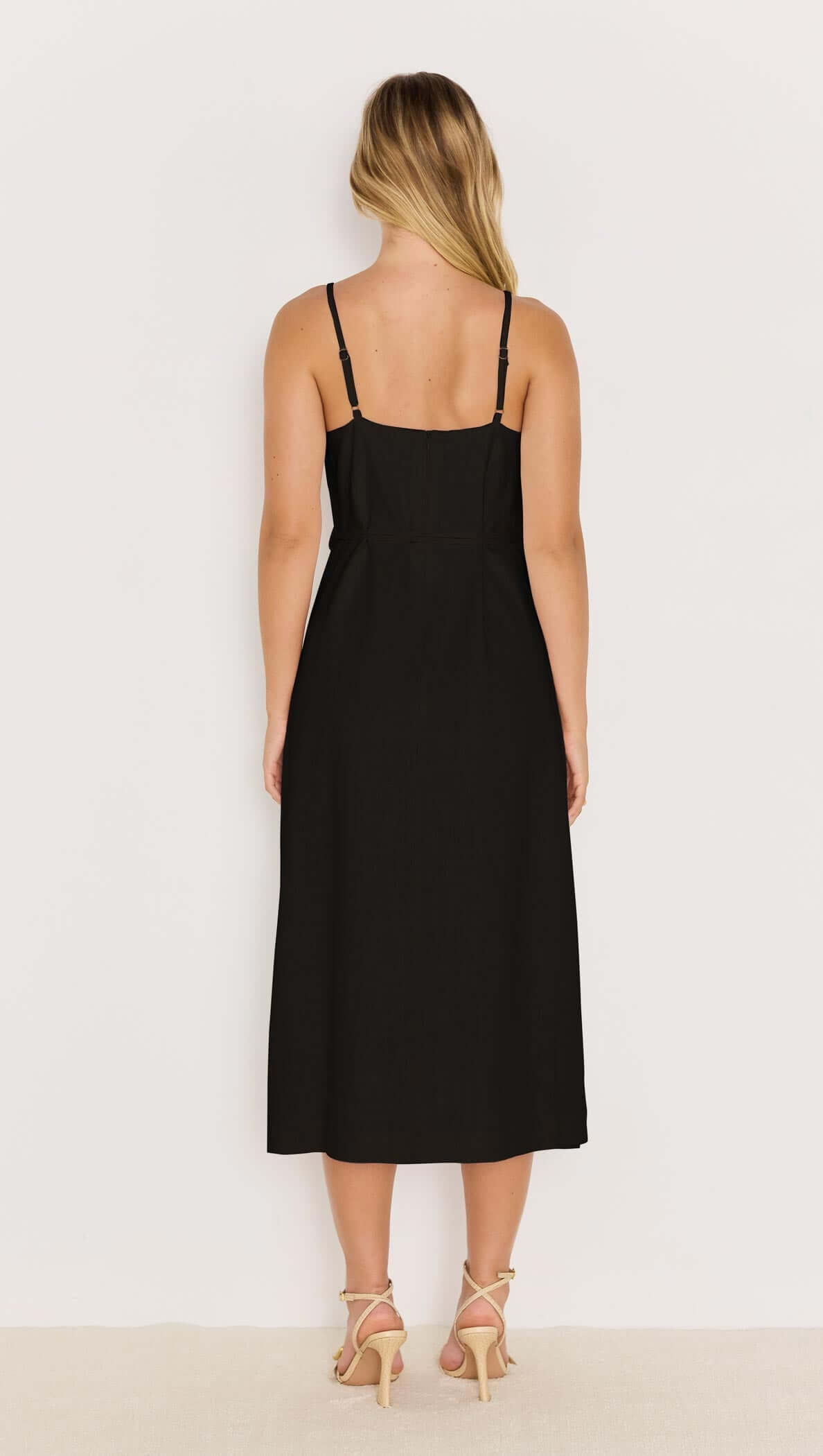 Minkpink Irena Belted Sundress - Black