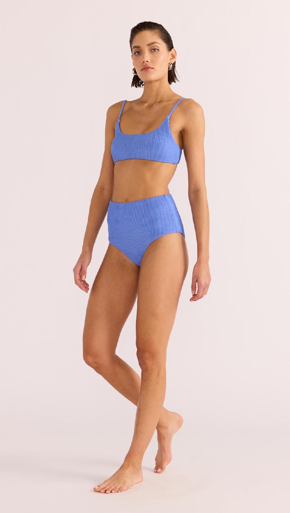 Minkpink Irina Bikini Top - Blue