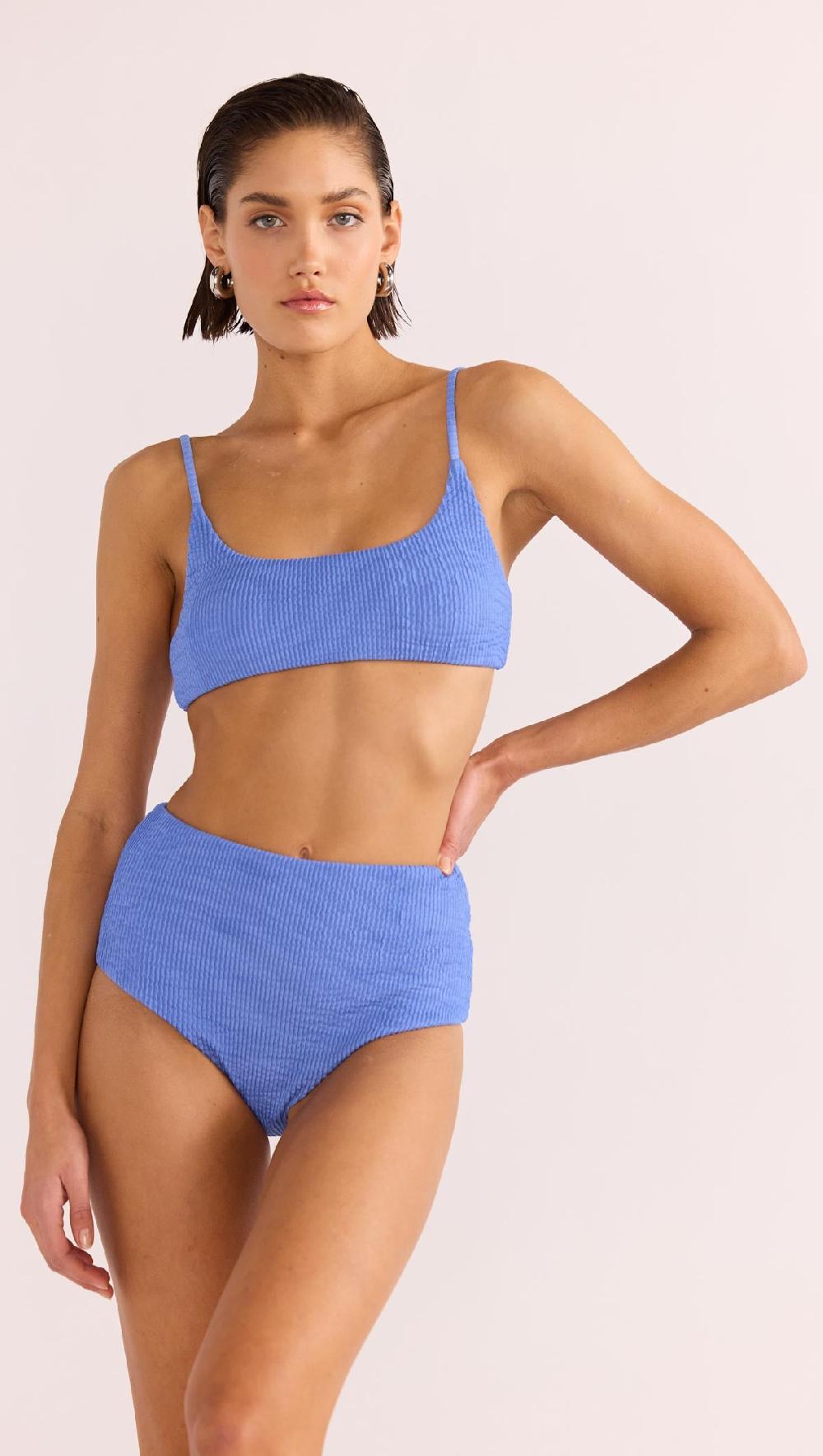 Minkpink Irina Bikini Top - Blue