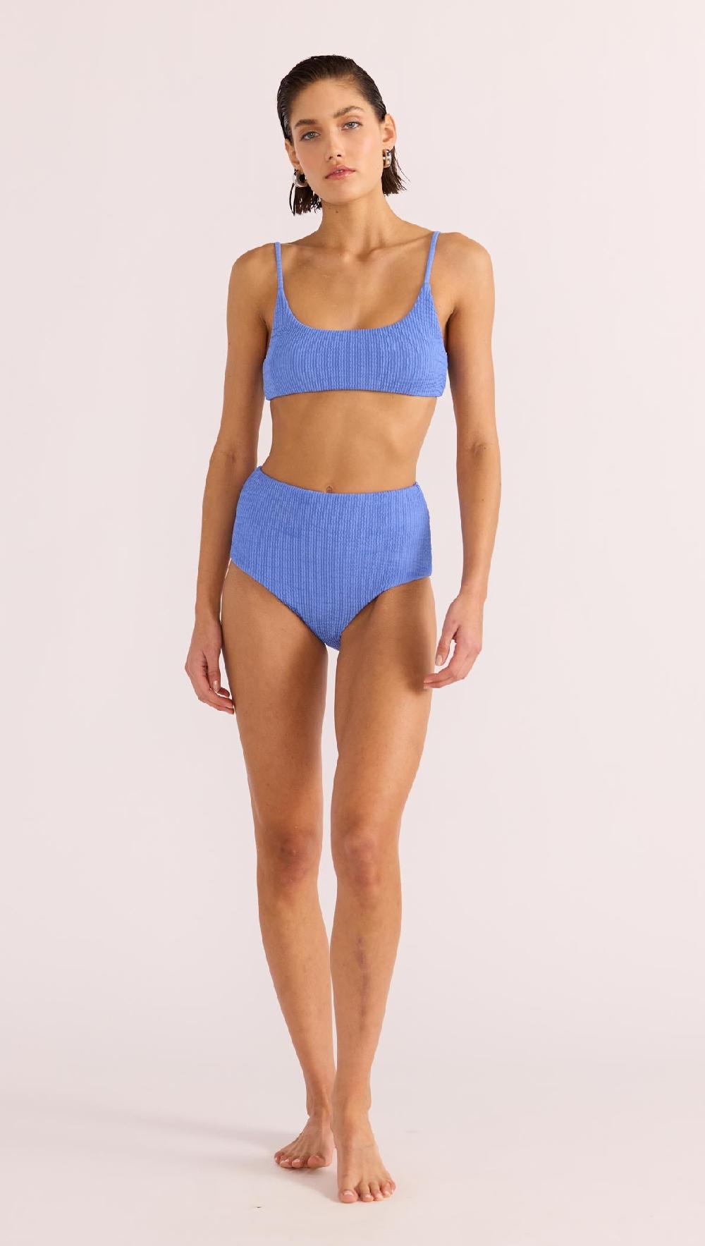 minkpink Irina Bikini Top - Blue