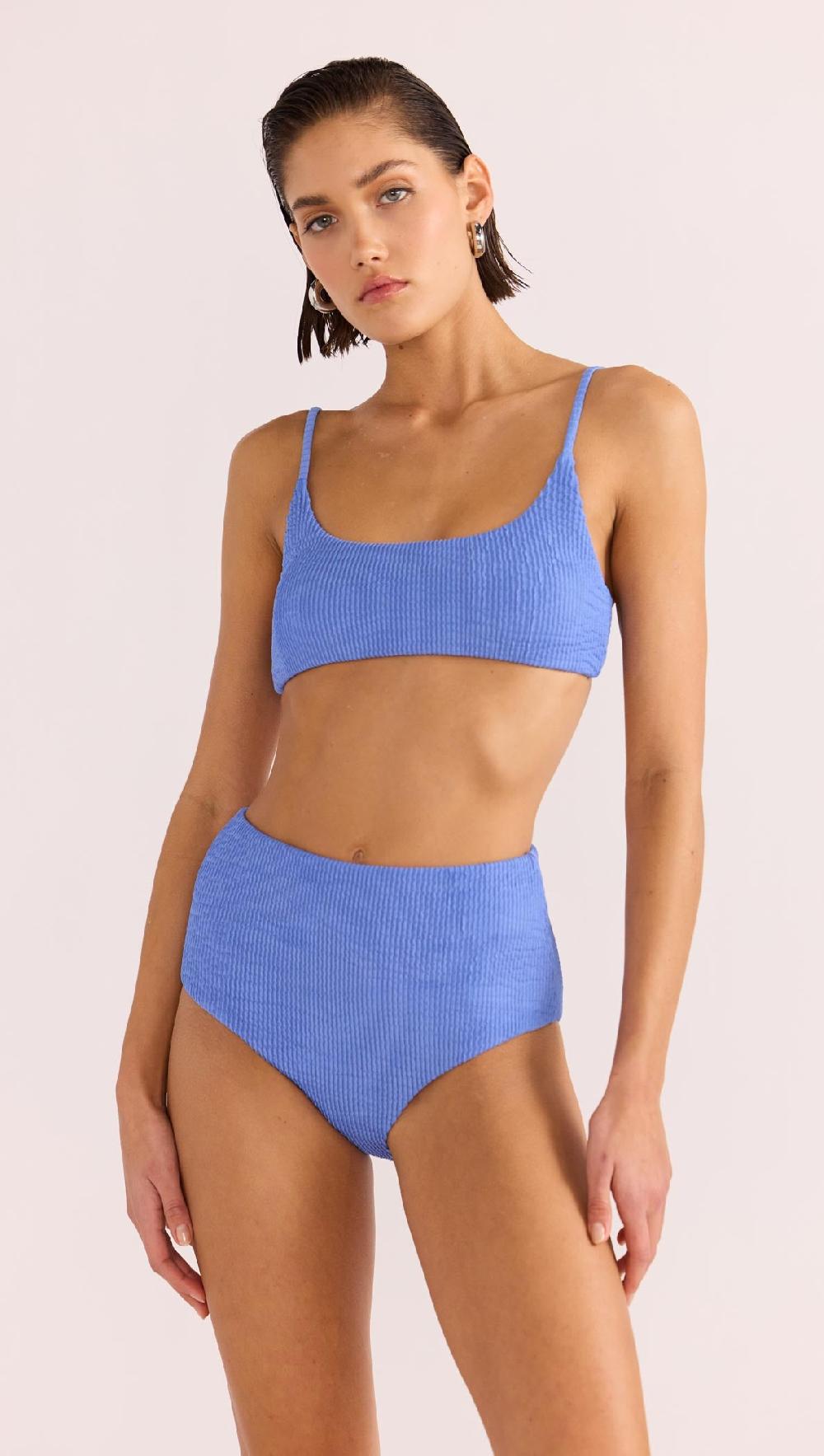 minkpink Irina High Bikini Pant - Blue