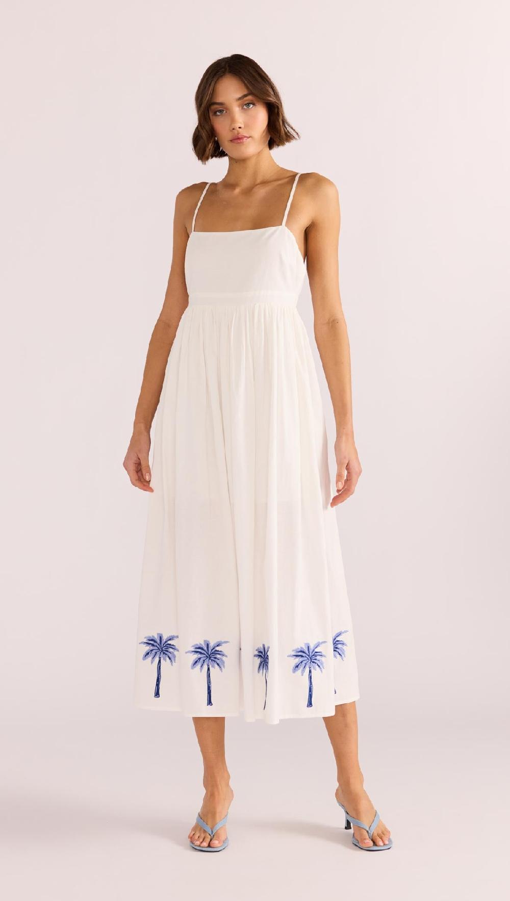 Minkpink Isadora Embroidered Midi Dress