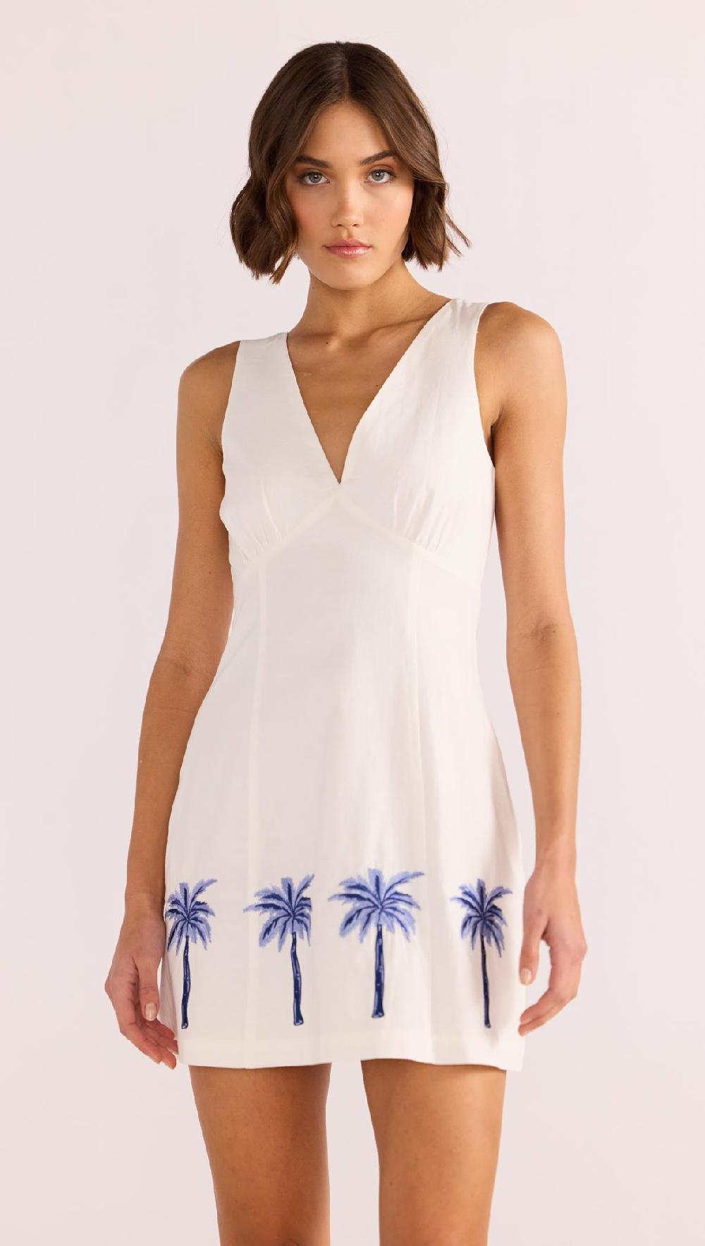 Minkpink Isadora Embroidered Mini Dress