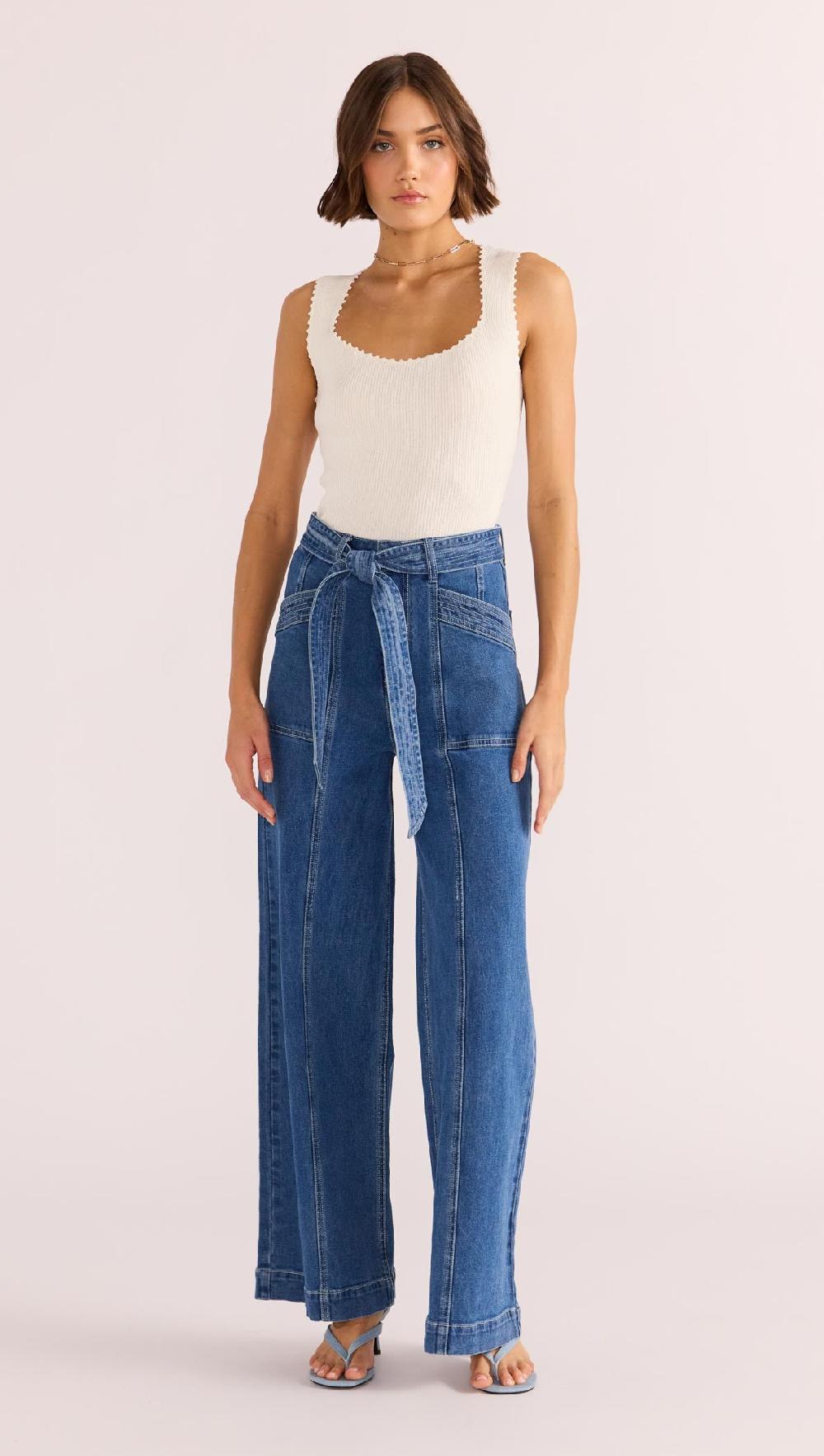 Minkpink Isla Boucle Knit Tank