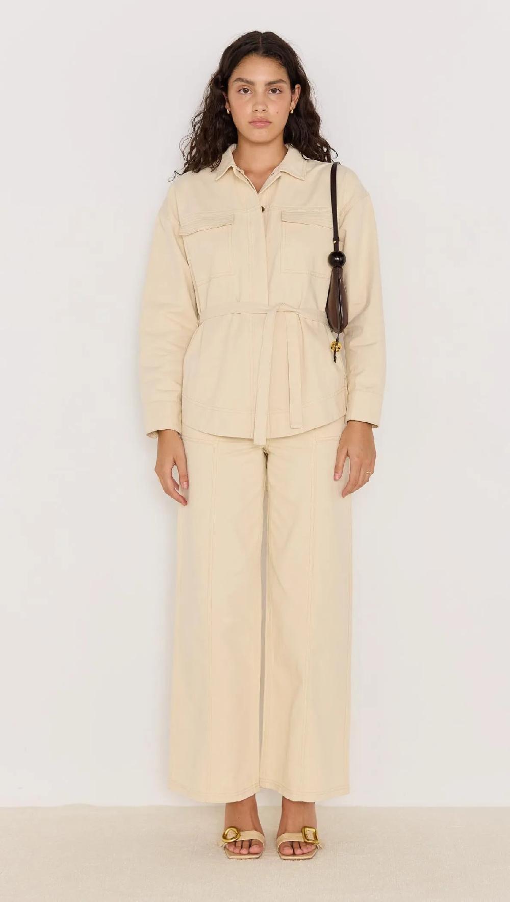 Minkpink Jane Drill Straight Leg Pant