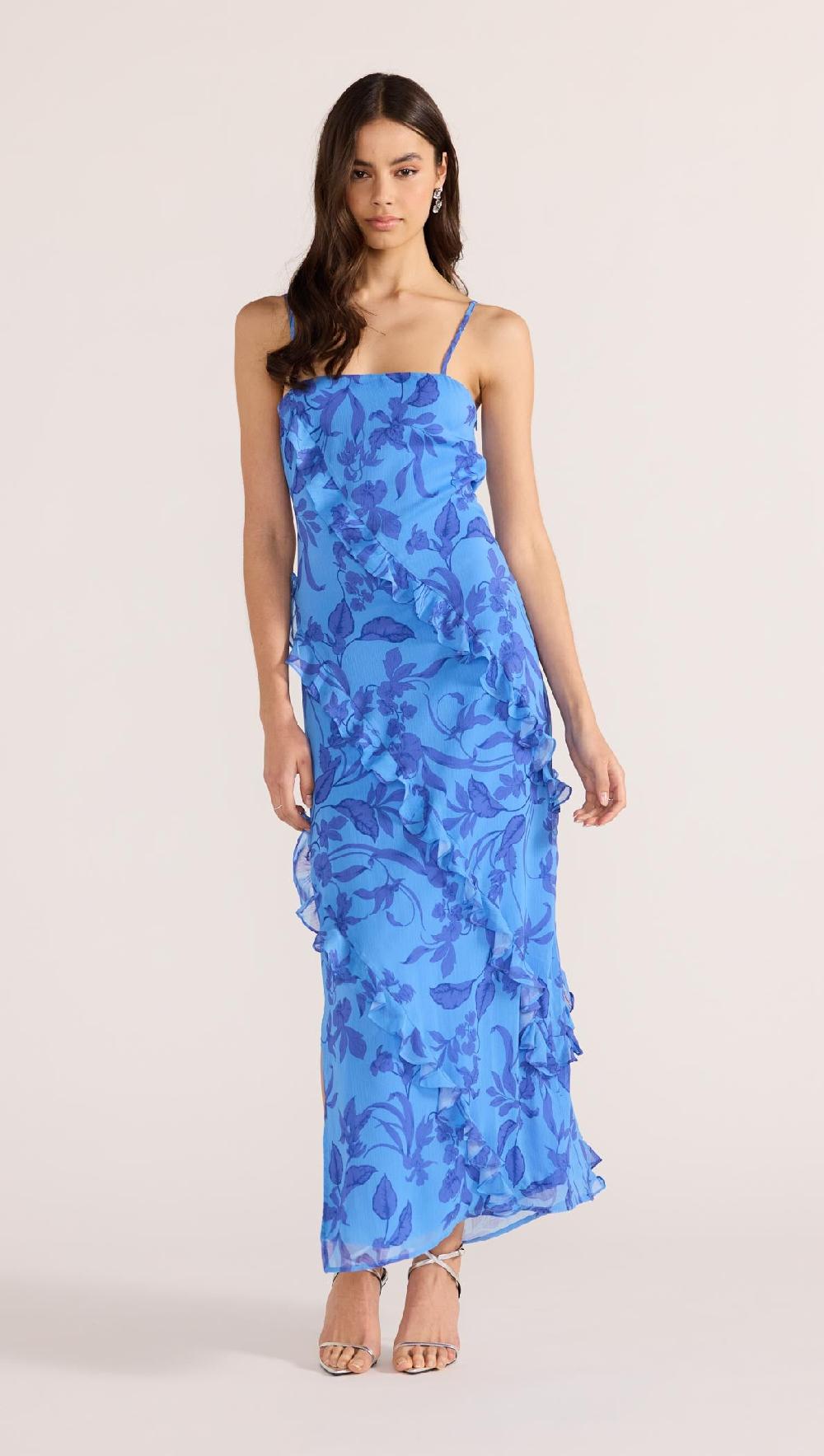 Minkpink Jeanne Ruffle Maxi Dress