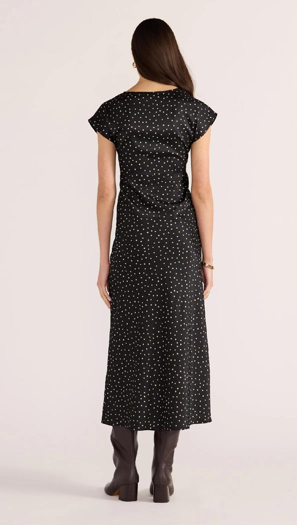 Minkpink Jemma Polka Bias Midi Dress
