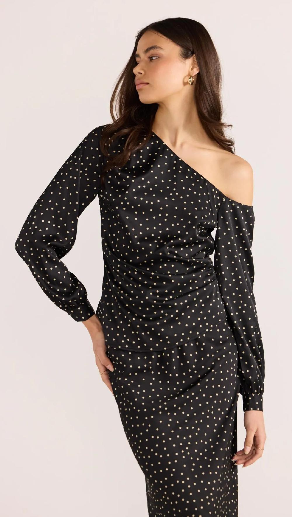 Minkpink Jemma Polka Blouse
