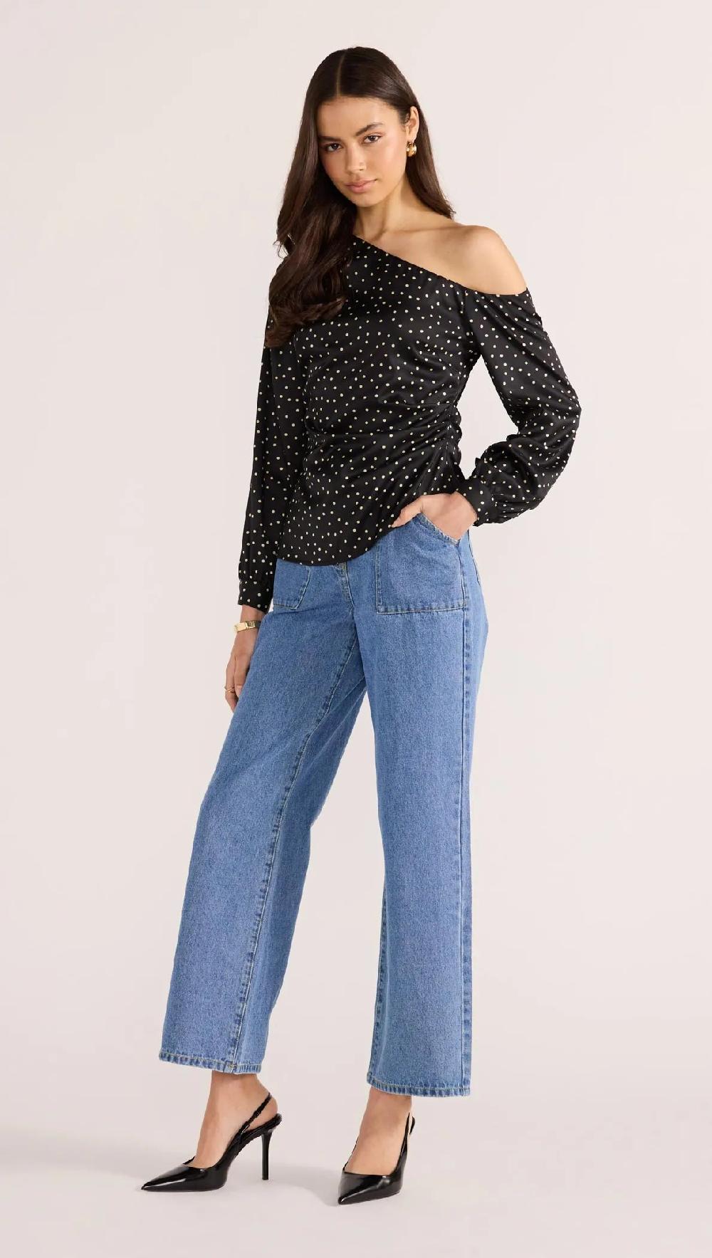 Minkpink Jemma Polka Blouse