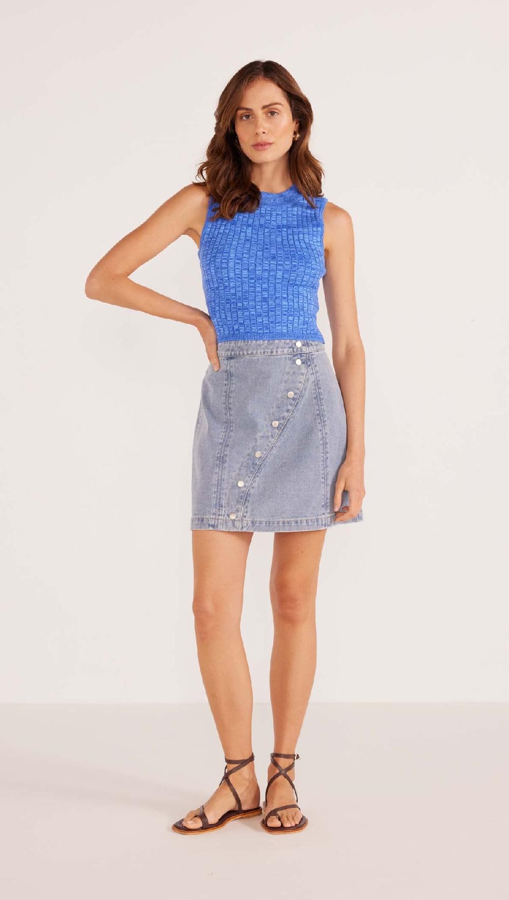 Minkpink Jessie Denim Mini Skirt - Final Sale