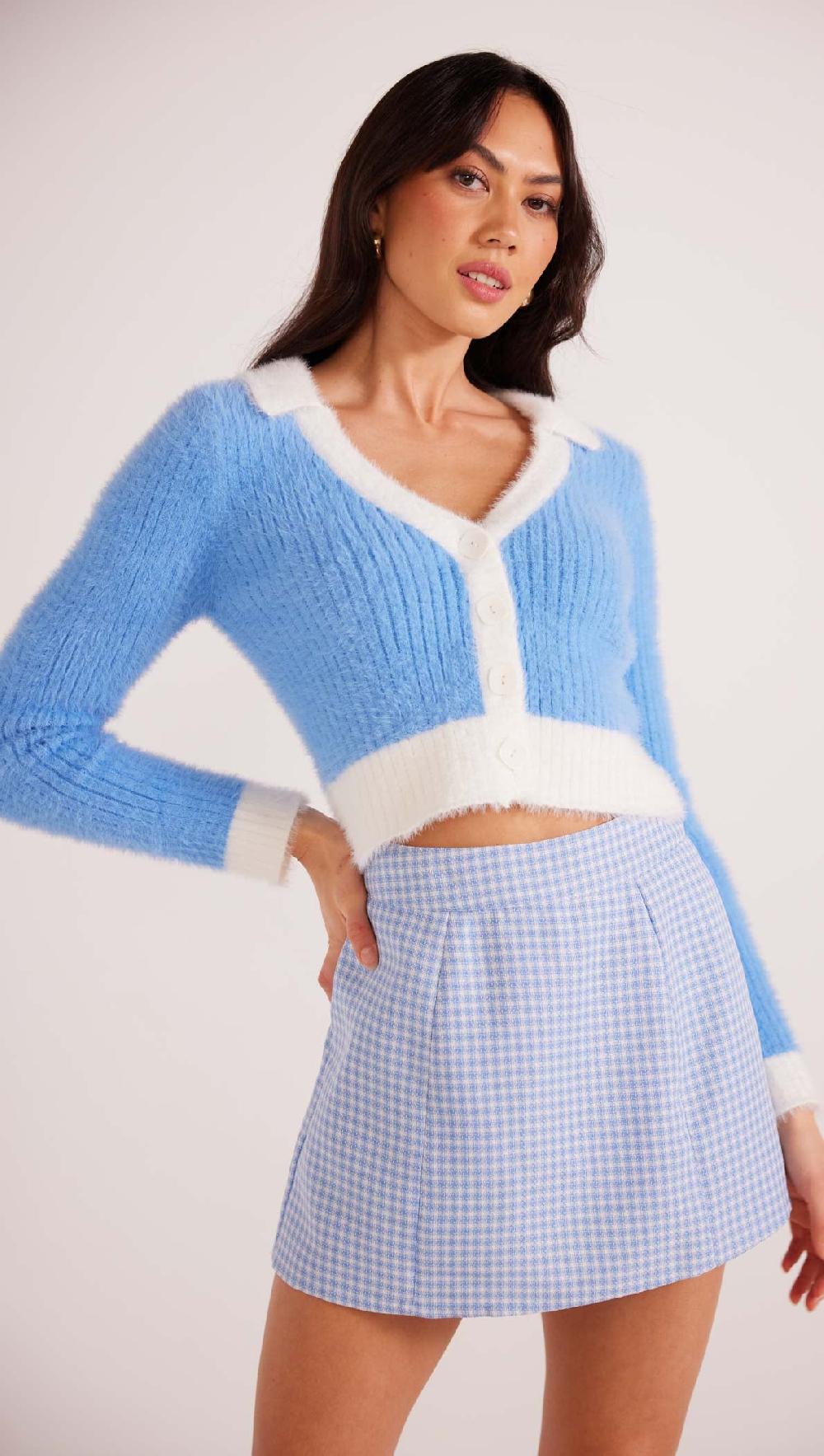 minkpink Josephine Fluffy Knit Cardigan - Final Sale
