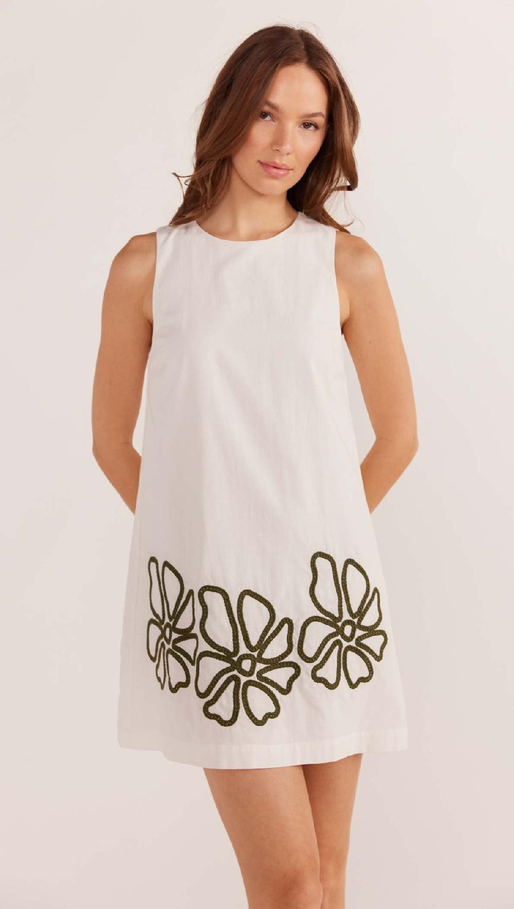 minkpink Kimika Embroidered Mini Dress - Final Sale