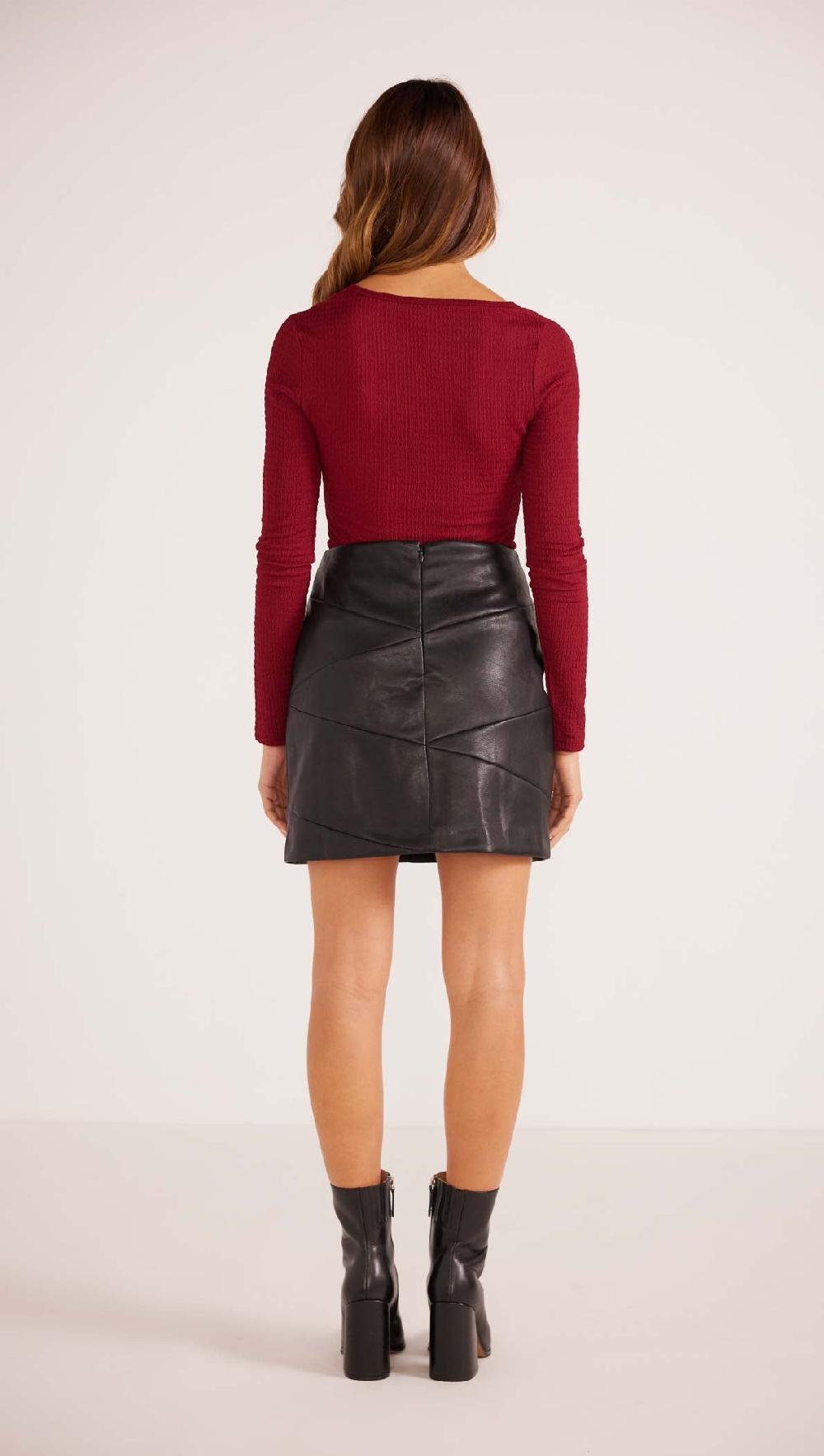 Minkpink Leena PU Mini Skirt - Final Sale
