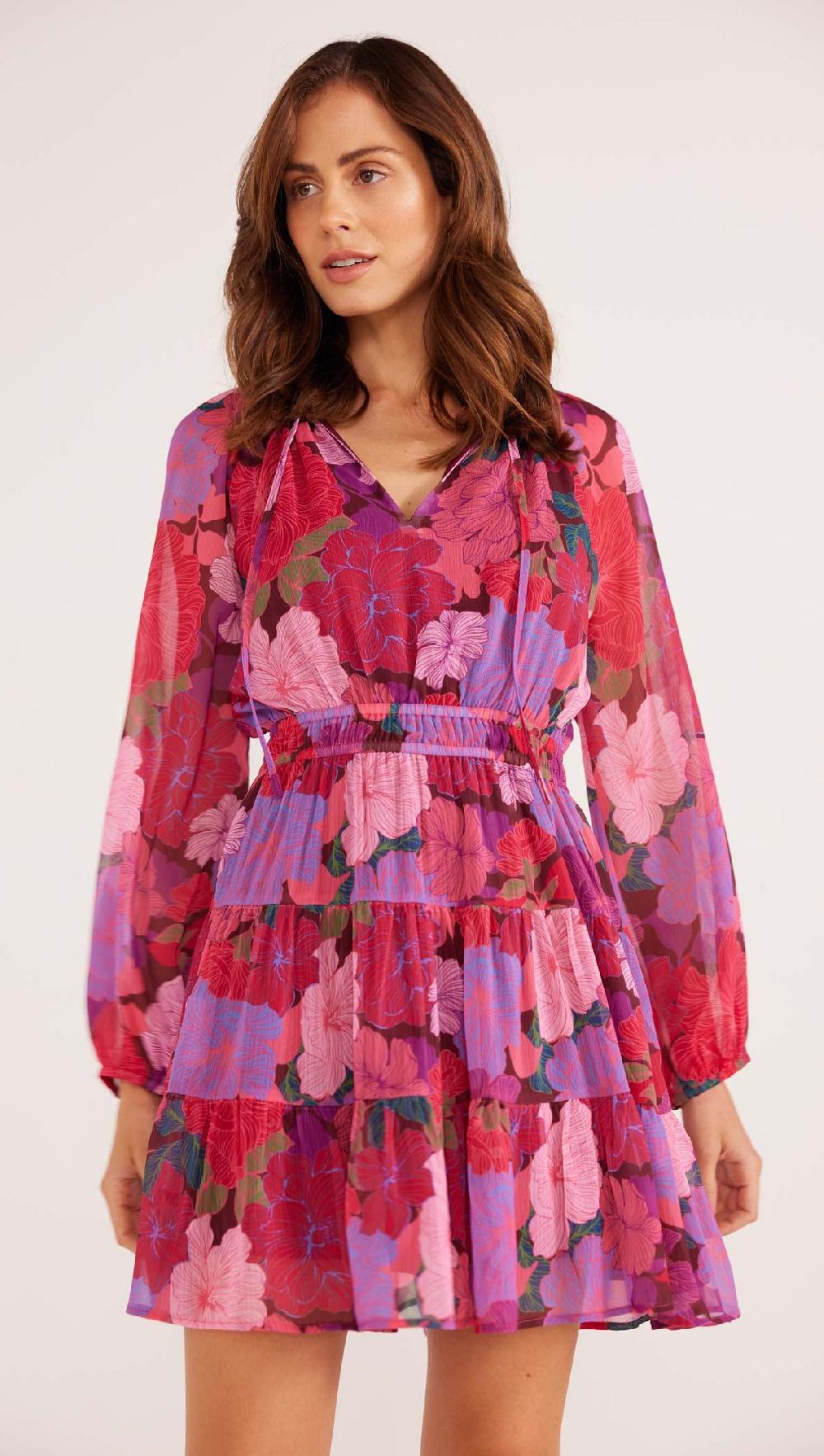 Minkpink Lexie Long Sleeve Mini Dress - Final Sale