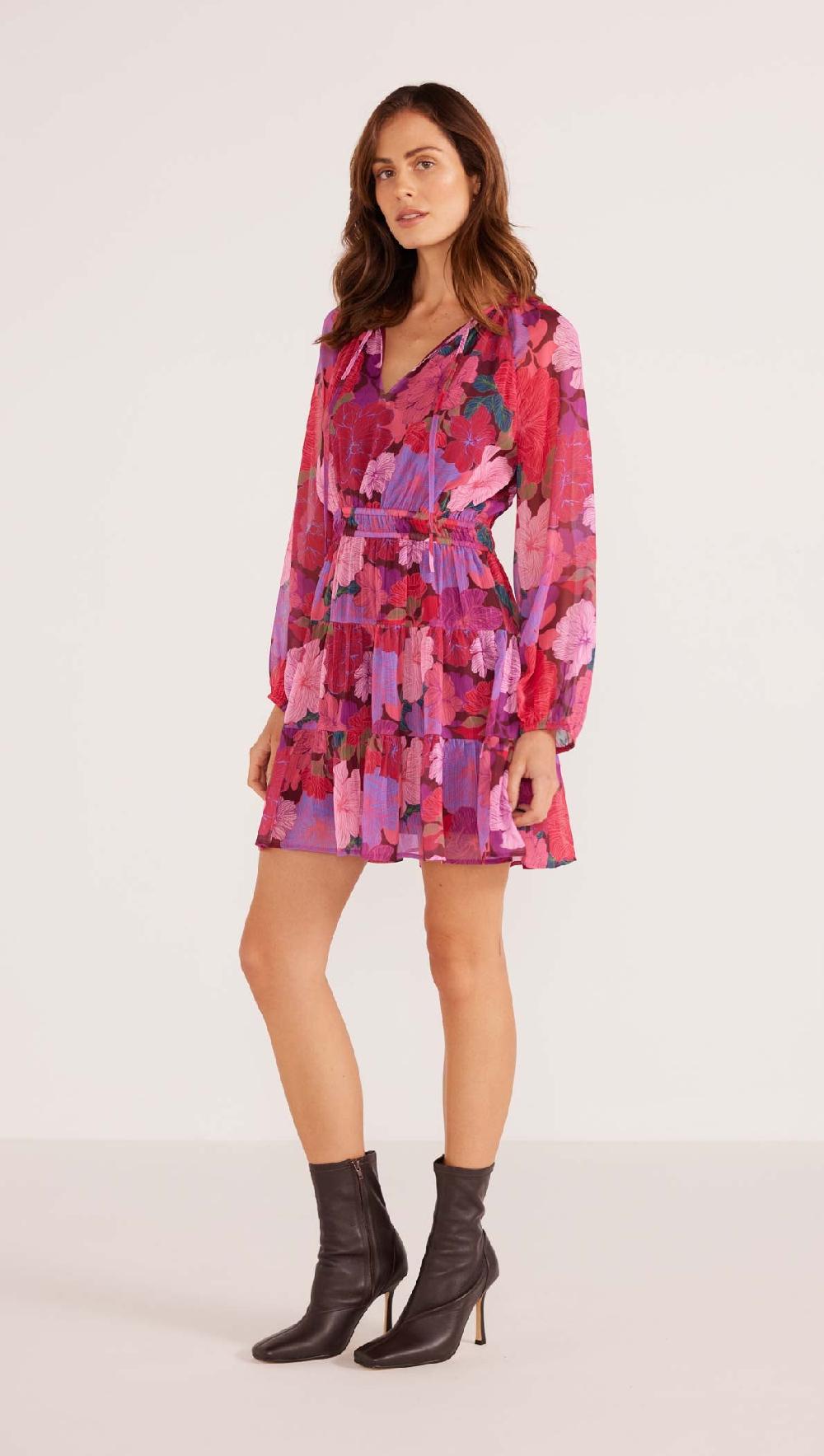 Minkpink Lexie Long Sleeve Mini Dress - Final Sale