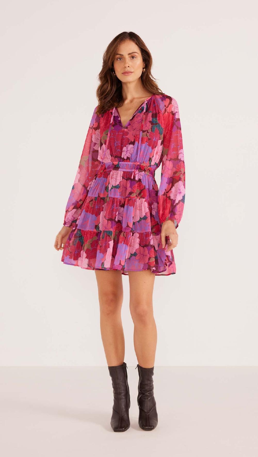 minkpink Lexie Long Sleeve Mini Dress - Final Sale