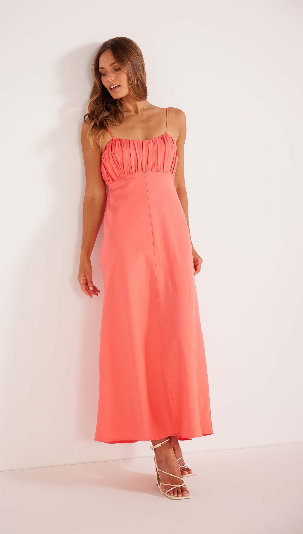 Minkpink Lila Ruched Slip Dress - Final Sale