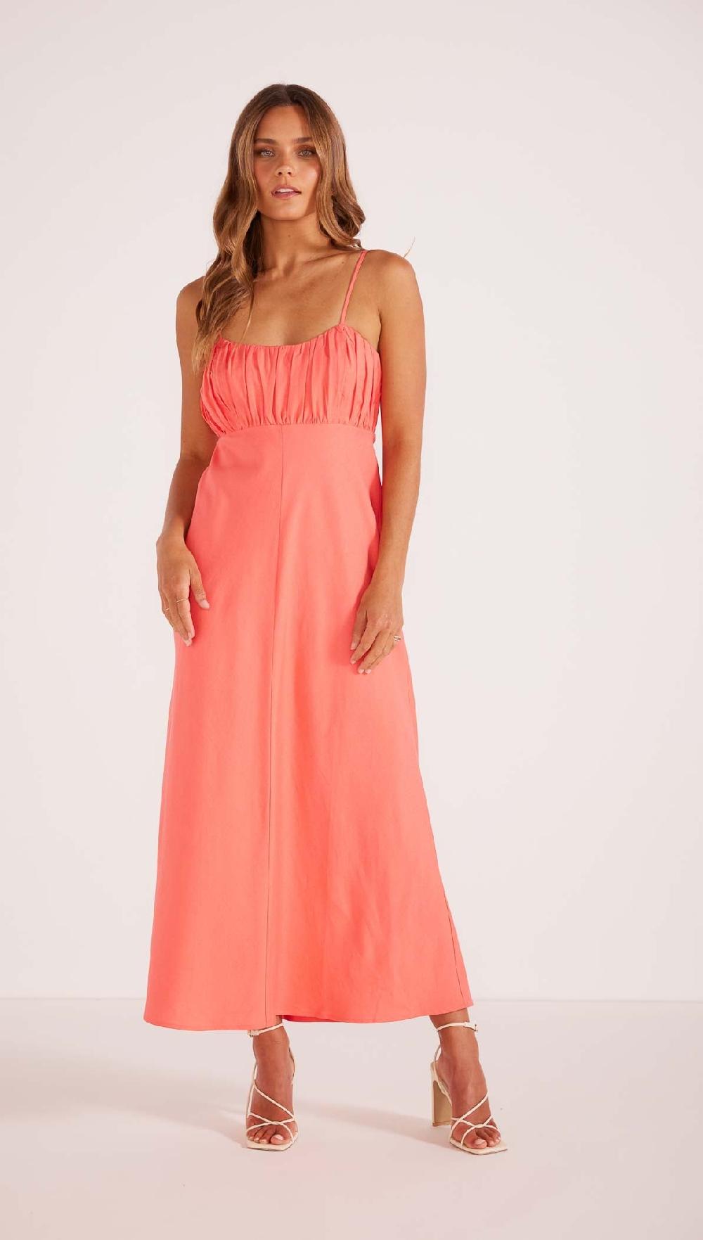 minkpink Lila Ruched Slip Dress - Final Sale