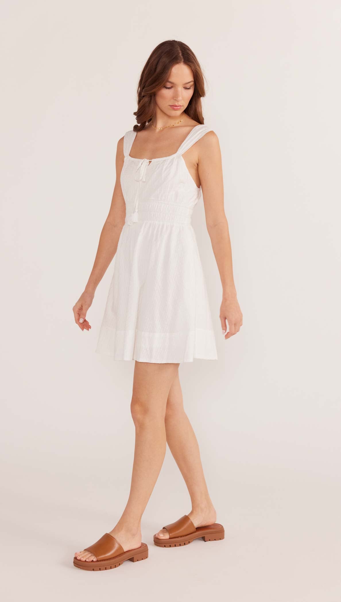Minkpink Lotus Drawstring Mini Dress - Final Sale