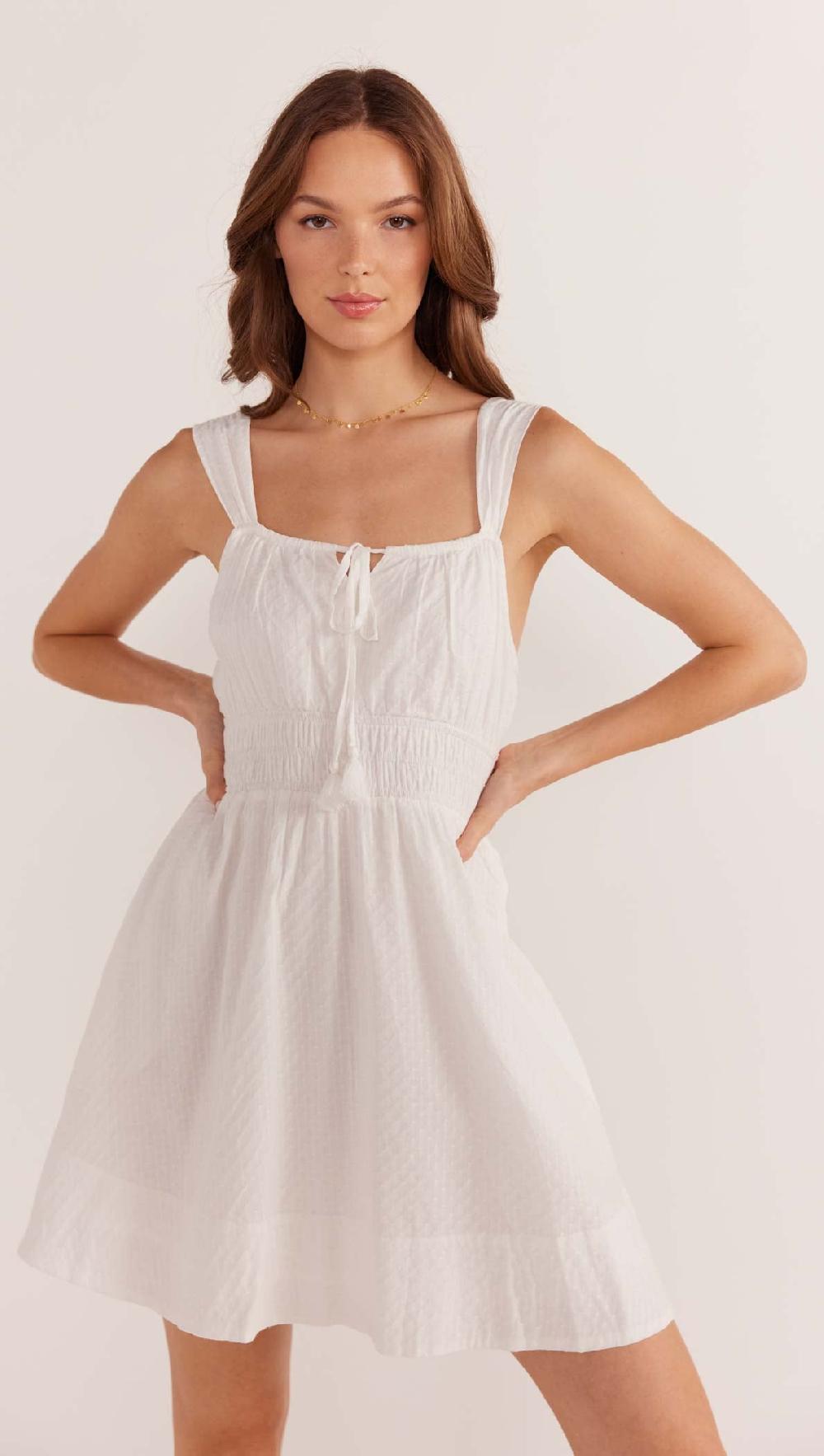 minkpink Lotus Drawstring Mini Dress - Final Sale