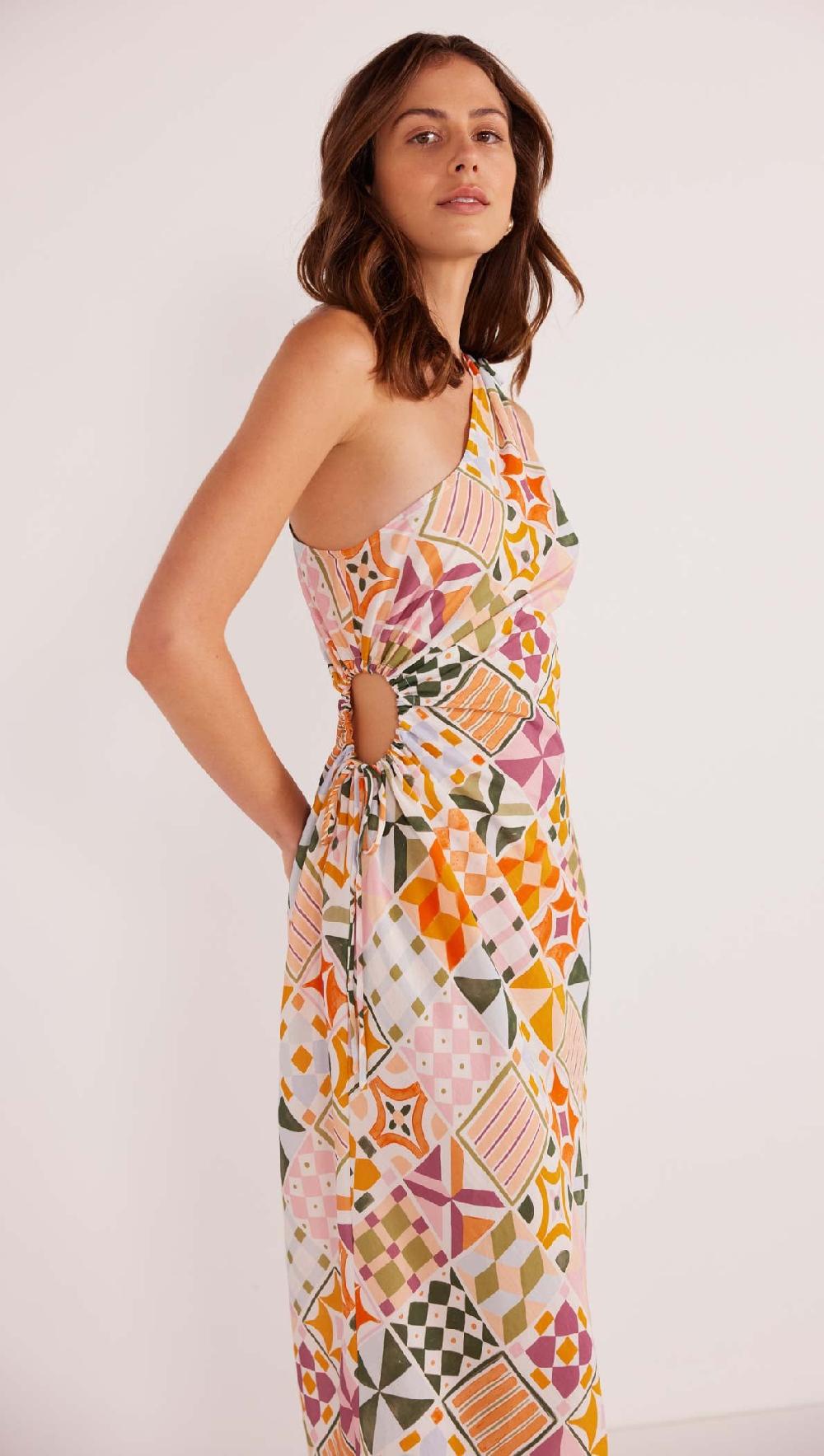 Minkpink Louisa One Shoulder Midi Dress - Final Sale